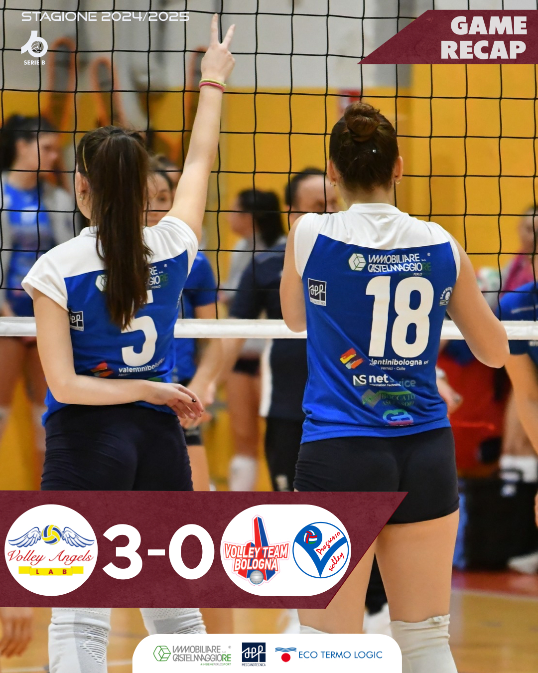 Recupero seconda giornata: B2 – Volley Angels